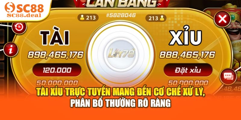 Tài xỉu trực tuyến mang đến cơ chế xử lý, phân bổ thưởng rõ ràng